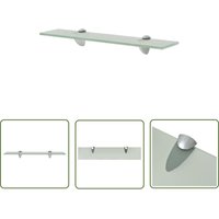 The Living Store - Schweberegal Glas 50x10 cm 8 mm - Wandregal - Glasregal - Badezimmerregal - Dekoratives Regal - Modernes Regal von THE LIVING STORE