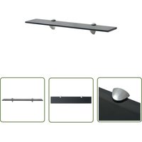 The Living Store - Schweberegal Glas 60x10 cm 8 mm - Wandregal - Glasregal - Modernes Regal - Badezimmerregal - Dekoratives Regal von THE LIVING STORE