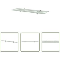 Schweberegale 2 Stk. Glas 80x10 cm 8 mm - Wandregal - Glasregal - Badezimmerregal - Wohnraumdeko - Aufbewahrungshelf - The Living Store Schweberegale 2 Stk. Glas 80x10 cm 8 mm - Wandregal - Glasregal - Badezimmerregal - Wohnraumdeko - Aufbewahrungshelf - The Living Store von THE LIVING STORE