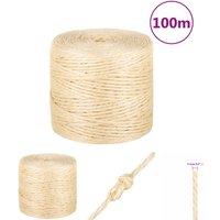 Seil 100% Sisal 4 mm 100 m - Seile - The Living Store Seil 100% Sisal 4 mm 100 m - Seile - The Living Store von THE LIVING STORE