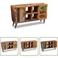 Sideboard Altholz Massiv 150x40x86 cm - Holz Sideboard - Massives Altholz - Vintage Sidebord - Wohnwandregal - Kommode - The Living Store Sideboard Altholz Massiv 150x40x86 cm - Holz Sideboard - Massives Altholz - Vintage Sidebord - Wohnwandregal - Kommode - The Living Store von THE LIVING STORE