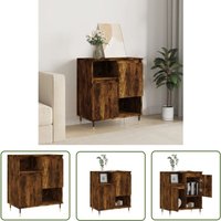 Sideboard Räuchereiche 60x35x70 cm Holzwerkstoff - Schreibtisch - Regal - Wohnzimmermöbel - Holzmöbel - Sideboard - The Living Store Sideboard Räuchereiche 60x35x70 cm Holzwerkstoff - Schreibtisch - Regal - Wohnzimmermöbel - Holzmöbel - Sideboard - The Living Store von THE LIVING STORE