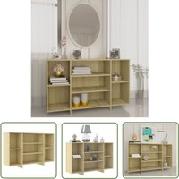 Sideboard Sonoma-Eiche 120x30x75 cm Holzwerkstoff - Sideboard - Wohnzimmertisch - Regal - Aufbewahrung - Sonoma-Eiche - The Living Store Sideboard Sonoma-Eiche 120x30x75 cm Holzwerkstoff - Sideboard - Wohnzimmertisch - Regal - Aufbewahrung - Sonoma-Eiche - The Living Store von THE LIVING STORE