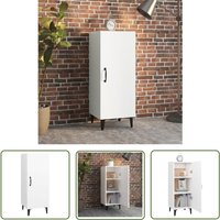 Sideboard Weiß 34,5x34x90 cm Holzwerkstoff - Sideboard - Wohnzimmer Möbel - Holz Sideboard - Weißer Schrank - Regal - The Living Store Sideboard Weiß 34,5x34x90 cm Holzwerkstoff - Sideboard - Wohnzimmer Möbel - Holz Sideboard - Weißer Schrank - Regal - The Living Store von THE LIVING STORE