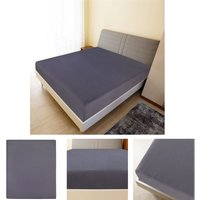 Spannbettlaken 2 Stk. Jersey Anthrazit 100x200 cm Baumwolle - Bettlaken - Anthrazit - The Living Store Spannbettlaken 2 Stk. Jersey Anthrazit 100x200 cm Baumwolle - Bettlaken - Anthrazit - The Living Store von THE LIVING STORE
