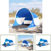 The Living Store - Strandzelt Azurblau Pop-Up Wasserdicht - Strandzelt - Sonnenschutz - Pop-Up Zelt - Polyester Zelt - Wassersdichtes Zelt von THE LIVING STORE