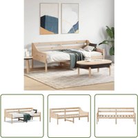Tagesbett ohne Matratze 75x190 cm Massivholz Kiefer - Holzbett - Kiefernholzbett - Tagesbett - Gästebett - Wohnraumgestaltung - The Living Store Tagesbett ohne Matratze 75x190 cm Massivholz Kiefer - Holzbett - Kiefernholzbett - Tagesbett - Gästebett - Wohnraumgestaltung - The Living Store von THE LIVING STORE