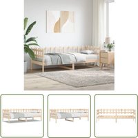 Tagesbett ohne Matratze 90x190 cm Massivholz Kiefer - Tagesbett - Holzbett - Kiefernholzbett - Gästebett - Wohnraumgestaltung - The Living Store Tagesbett ohne Matratze 90x190 cm Massivholz Kiefer - Tagesbett - Holzbett - Kiefernholzbett - Gästebett - Wohnraumgestaltung - The Living Store von THE LIVING STORE