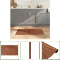 The Living Store - Teppich Rechteckig Braun 60x100 cm Bambus - Bambus Teppich - Wohnzimmer Teppich - Rutschfester Teppich - Brauner Teppich von THE LIVING STORE