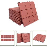 Terrassenfliesen 10 Stk. Rot 30 x 30 cm Kunststoff - Terrasse Fliesen - Garten Fliesen - Balkon Fliesen - Pool Fliesen - Kunststof Fliesen - The Terrassenfliesen 10 Stk. Rot 30 x 30 cm Kunststoff - Terrasse Fliesen - Garten Fliesen - Balkon Fliesen - Pool Fliesen - Kunststof Fliesen - The von THE LIVING STORE
