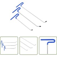 The Living Store 3-tlg. Ausbeulwerkzeug-Set - Dellen Reparatur - Ausbeuler - Autolackschutz - Lackfreie Reparatur - Karosserieaufbereitung von QIYAO