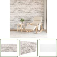 The Living Store - 3D-Wandpaneele 10 Stk. Hellgrau 100x50 cm eps - 3D Wandpaneele - Wandgestaltung - Wohnzimmer Deko - Wandschmuck - Ziegelstile The Living Store - 3D-Wandpaneele 10 Stk. Hellgrau 100x50 cm eps - 3D Wandpaneele - Wandgestaltung - Wohnzimmer Deko - Wandschmuck - Ziegelstile von THE LIVING STORE