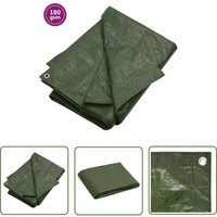 Prolenta Premium - The Living Store Abdeckplane 180 g/m² 3x4 m Grün hdpe - Plane - Abdeckung - hdpe - Wasserdichte Plane - Gartendecke von PROLENTA PREMIUM