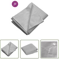 The Living Store - Abdeckplane 260 g/m² 4x4 m Grau hdpe - Abdeckplane - Plane - Schutzhülle - hdpe - Gartenabdeckung The Living Store - Abdeckplane 260 g/m² 4x4 m Grau hdpe - Abdeckplane - Plane - Schutzhülle - hdpe - Gartenabdeckung von THE LIVING STORE