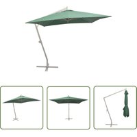 The Living Store - Ampelschirm 300x300 cm Grün Aluminium-Mast - Gartenschirm - Sonnenschirm - Aluminiumschirm - Outdoor Schirm - Patio Schirm The Living Store - Ampelschirm 300x300 cm Grün Aluminium-Mast - Gartenschirm - Sonnenschirm - Aluminiumschirm - Outdoor Schirm - Patio Schirm von THE LIVING STORE