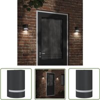 The Living Store Außenwandleuchte Schwarz Aluminiumdruckguss - Outdoor Wandleuchte - Gartenleuchte - LED Wandleuchte - Edelstahl Wandleuchte The Living Store Außenwandleuchte Schwarz Aluminiumdruckguss - Outdoor Wandleuchte - Gartenleuchte - LED Wandleuchte - Edelstahl Wandleuchte von THE LIVING STORE