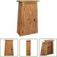 The Living Store - Bad-Wandschrank Massivholz Kiefer 42x23x70 cm - Holz Wandregal - Badezimmer Regal - Kiefernholzmöbel - Vintage Badezimmermöbel The Living Store - Bad-Wandschrank Massivholz Kiefer 42x23x70 cm - Holz Wandregal - Badezimmer Regal - Kiefernholzmöbel - Vintage Badezimmermöbel von THE LIVING STORE