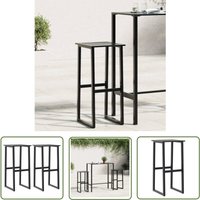 Barhocker 2 Stk. Schwarz 38x38x80 cm Pulverbeschichteter Stahl - Barhocker - Tresenhocker - Gartenstühle - Outdoor Möbel - Metallstühle - The Living Barhocker 2 Stk. Schwarz 38x38x80 cm Pulverbeschichteter Stahl - Barhocker - Tresenhocker - Gartenstühle - Outdoor Möbel - Metallstühle - The Living von THE LIVING STORE
