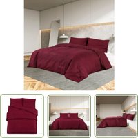 The Living Store Bettwäsche-Set Bordeauxrot 135x200 cm Leichte Mikrofaser - Bettsachen - Bettwäsche - Bordeauxrot - Microfaser - Doppelbett The Living Store Bettwäsche-Set Bordeauxrot 135x200 cm Leichte Mikrofaser - Bettsachen - Bettwäsche - Bordeauxrot - Microfaser - Doppelbett von THE LIVING STORE