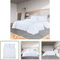 The Living Store - Bettwäsche-Set Weiß 135x200 cm Leichte Mikrofaser - Bettsachen - Bettwäsche - Mikrofaserbettwäsche - Weißer Bezug - Doppelbett The Living Store - Bettwäsche-Set Weiß 135x200 cm Leichte Mikrofaser - Bettsachen - Bettwäsche - Mikrofaserbettwäsche - Weißer Bezug - Doppelbett von THE LIVING STORE