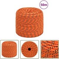 Bootsseil Orange 10 mm 50 m Polypropylen - Bootsseil - Schiffsseil - Polyesterseil - Leinen - Tauwerk - The Living Store Bootsseil Orange 10 mm 50 m Polypropylen - Bootsseil - Schiffsseil - Polyesterseil - Leinen - Tauwerk - The Living Store von THE LIVING STORE