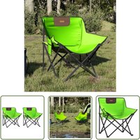 The Living Store - Campingstühle 2 Stk. mit Tasche Klappbar Grün - Campingstuhl - Gartenstuhl - Klappstuhl - Outdoor Möbel - Picknickstuhl The Living Store - Campingstühle 2 Stk. mit Tasche Klappbar Grün - Campingstuhl - Gartenstuhl - Klappstuhl - Outdoor Möbel - Picknickstuhl von THE LIVING STORE