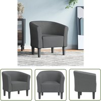 Clubsessel Dunkelgrau Stoff - Moderner Sessel - Lounge Chair - Akzentstuhl - Gemütlicher Sessel - Esszimmerstuhl - The Living Store Clubsessel Dunkelgrau Stoff - Moderner Sessel - Lounge Chair - Akzentstuhl - Gemütlicher Sessel - Esszimmerstuhl - The Living Store von THE LIVING STORE