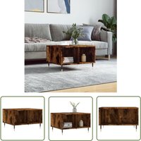 Couchtisch Räuchereiche 60x50x36,5 cm Holzwerkstoff - Couchtisch - Wohnzimmerstil - Holzmöbel - Rauchereiche Möbel - Sideboard - The Living Store Couchtisch Räuchereiche 60x50x36,5 cm Holzwerkstoff - Couchtisch - Wohnzimmerstil - Holzmöbel - Rauchereiche Möbel - Sideboard - The Living Store von THE LIVING STORE