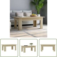 The Living Store - Couchtisch Sonoma-Eiche 100x60x42 cm Holzwerkstoff - Couchtisch - Wohnzimmereinrichtung - Esszimmertisch - Holzwerkstoff The Living Store - Couchtisch Sonoma-Eiche 100x60x42 cm Holzwerkstoff - Couchtisch - Wohnzimmereinrichtung - Esszimmertisch - Holzwerkstoff von THE LIVING STORE