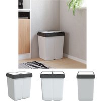 The Living Store - Duo Mülleimer Weiß 2x25 l - Mülltonnen & Abfalleimer - Weiß The Living Store - Duo Mülleimer Weiß 2x25 l - Mülltonnen & Abfalleimer - Weiß von THE LIVING STORE