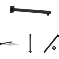 The Living Store Duscharm Quadratisch Edelstahl 201 Schwarz 40 cm - Duschkabinen & -türen The Living Store Duscharm Quadratisch Edelstahl 201 Schwarz 40 cm - Duschkabinen & -türen von THE LIVING STORE