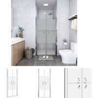 The Living Store - Duschtür Halbmatt esg 86x190 cm - Duschkabinen & -türen von THE LIVING STORE