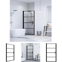 The Living Store - Duschtür Hartglas 91x195 cm Schwarz - Duschkabinen & -türen The Living Store - Duschtür Hartglas 91x195 cm Schwarz - Duschkabinen & -türen von THE LIVING STORE