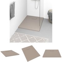 The Living Store Duschwanne SMC Braun 90x70 cm - Duschwannen von THE LIVING STORE