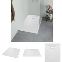 The Living Store - Duschwanne smc Weiß 90×70 cm - Duschwannen - Weiß von THE LIVING STORE