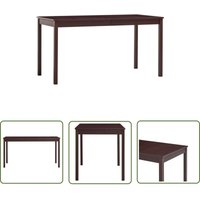 Esstisch Dunkelbraun 140 x 70 x 73 cm Kiefernholz - Esstisch - Holztisch - Kiefernholztisch - Wohnzimmertisch - Küchentisch - The Living Store Esstisch Dunkelbraun 140 x 70 x 73 cm Kiefernholz - Esstisch - Holztisch - Kiefernholztisch - Wohnzimmertisch - Küchentisch - The Living Store von THE LIVING STORE