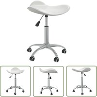 The Living Store - Esszimmerstuhl Drehbar Weiß Kunstleder - Esszimmerstuhl - Drehstuhl - Sitzkomfort - Kunstleder - Weißer Stuhl The Living Store - Esszimmerstuhl Drehbar Weiß Kunstleder - Esszimmerstuhl - Drehstuhl - Sitzkomfort - Kunstleder - Weißer Stuhl von THE LIVING STORE