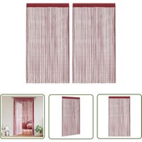 The Living Store Fadenvorhänge 2 Stk. 100 x 250 cm Burgunderrot - Fensterdeko - Vorhänge - Fadenvorhänge - Wohnaccessoires - Gardinen The Living Store Fadenvorhänge 2 Stk. 100 x 250 cm Burgunderrot - Fensterdeko - Vorhänge - Fadenvorhänge - Wohnaccessoires - Gardinen von THE LIVING STORE