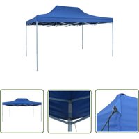 Faltzelt Pop-Up 3x4,5 m Blau - Faltzelt - Pop-up Zelt - Gartenzelt - Partyzelt - Festivalzelt - The Living Store von THE LIVING STORE