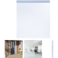 The Living Store Fensterfolie Statisch Matt Transparent Grau 90x2000 cm PVC - Fensterfolie von THE LIVING STORE