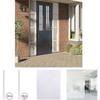 The Living Store - Fensterfolien Matt Streifen-Design pvc - Fensterfolie - Weiß The Living Store - Fensterfolien Matt Streifen-Design pvc - Fensterfolie - Weiß von THE LIVING STORE