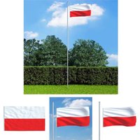 The Living Store Flagge Polens 90 x 150 cm - Flaggen & Windsäcke von THE LIVING STORE