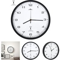 The Living Store - Funkwanduhr Quarzwerk 31 cm Weiß & Schwarz - Wanduhren - Weiß The Living Store - Funkwanduhr Quarzwerk 31 cm Weiß & Schwarz - Wanduhren - Weiß von THE LIVING STORE