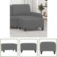 The Living Store - Fußhocker Dunkelgrau 70x55x41 cm Mikrofasergewebe - Mikrofaser Hocker - Grau Hocker - Fußhocker - Wohnzimmer Deko The Living Store - Fußhocker Dunkelgrau 70x55x41 cm Mikrofasergewebe - Mikrofaser Hocker - Grau Hocker - Fußhocker - Wohnzimmer Deko von THE LIVING STORE