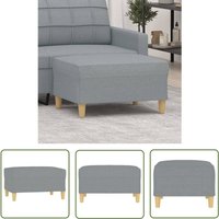 The Living Store - Fußhocker Hellgrau 70x55x41 cm Stoff - Sitzsack - Hocker - Fußablage - Beistelltisch - Grau The Living Store - Fußhocker Hellgrau 70x55x41 cm Stoff - Sitzsack - Hocker - Fußablage - Beistelltisch - Grau von THE LIVING STORE