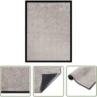 The Living Store - Fußmatte Grau 40x60 cm - Haushaltstextilien - Fußmatte - Eingangsmatte - PVC-Matten - Rutschfest von THE LIVING STORE