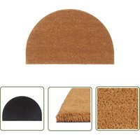 The Living Store Fußmatte Natur Halbrund 50x80 cm Kokosfaser Getuftet - Kokosfußmatte - Eingangsmatte - Türmatte - Outdoor Matten - Rutschfest The Living Store Fußmatte Natur Halbrund 50x80 cm Kokosfaser Getuftet - Kokosfußmatte - Eingangsmatte - Türmatte - Outdoor Matten - Rutschfest von THE LIVING STORE