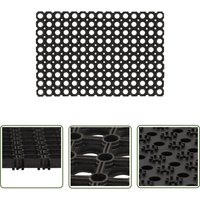 The Living Store Fußmatte Rechteckig 40x60 cm Gummi - Gummi Fußmatte - Rechteckige Fußmatte - Türmatte - Eintragematte - Rutschfeste Fußmatte von THE LIVING STORE