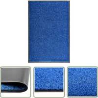 The Living Store - Fußmatte Waschbar Blau 60x90 cm - Blaue Fußmatte - Waschbare Fußmatte - Outdoor Fußmatte - Indoor Fußmatte - Türmatte The Living Store - Fußmatte Waschbar Blau 60x90 cm - Blaue Fußmatte - Waschbare Fußmatte - Outdoor Fußmatte - Indoor Fußmatte - Türmatte von THE LIVING STORE