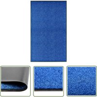 The Living Store - Fußmatte Waschbar Blau 90x150 cm - Blaue Fußmatte - Waschbare Fußmatte - Outdoor Fußmatte - Indoor Fußmatte - Türmatte The Living Store - Fußmatte Waschbar Blau 90x150 cm - Blaue Fußmatte - Waschbare Fußmatte - Outdoor Fußmatte - Indoor Fußmatte - Türmatte von THE LIVING STORE